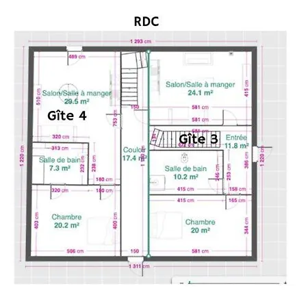 Aucairn Ferienhaus Château-Verdun